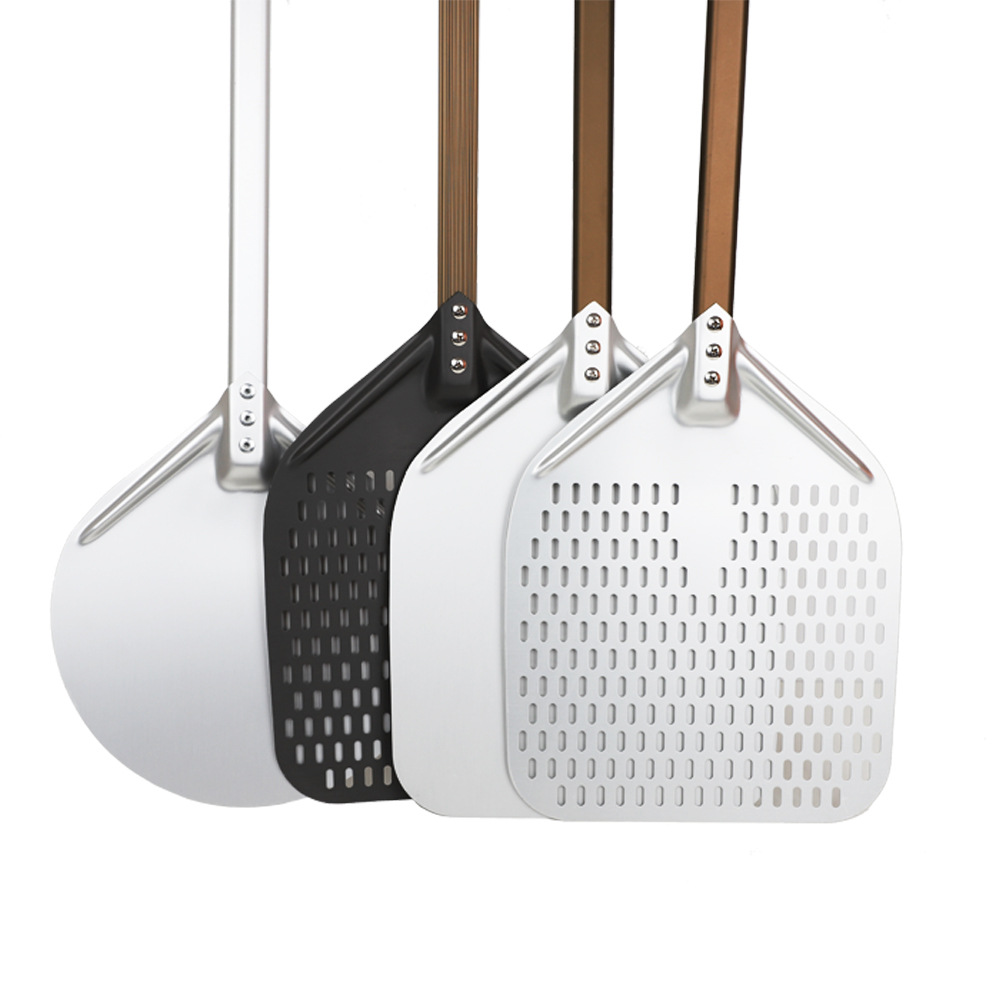 60-150cmの長いハンドルが付いている取り外し可能なアルミニウムピザシャベル