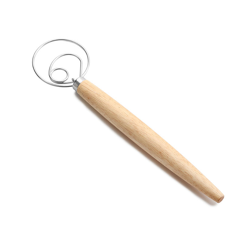 ステンレス鋼のデンマークの生地の泡立て器