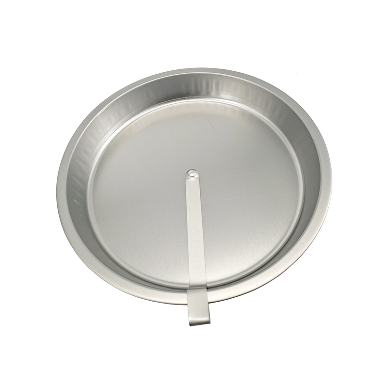 Vassoio rotondo della torta di latta